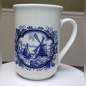 Churchill England Blue Seas & Windmill 7oz Tea Cup